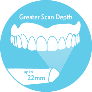 Greater Scan Depth (up to 22mm)